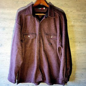 Tommy Hilfiger Fleece Button Down Shirt Jacket.